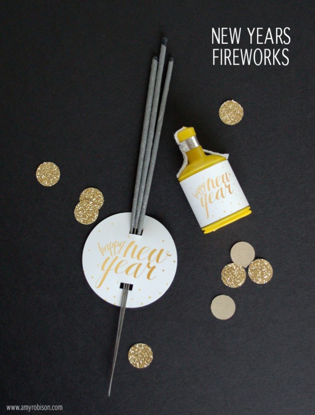 Ring in the new year with this free new years fireworks printable. Click here to download.