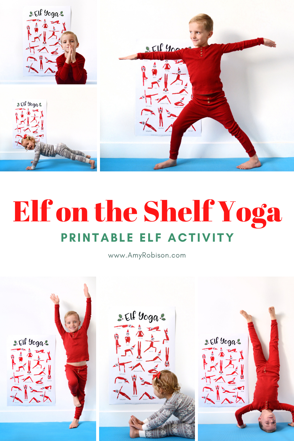 Elf On The Shelf Yoga Poster Printable Amy Robison Blog