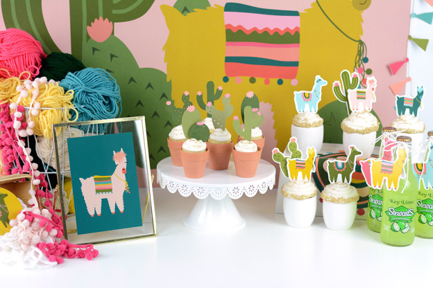 Cactus and Llama Party