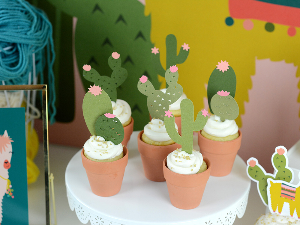 Nothing adds some instant pizzazz to cupcakes like a topper and you can use these cactus cupcake toppers dress up store-bought or homemade treats.