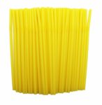 yellow plastic straw